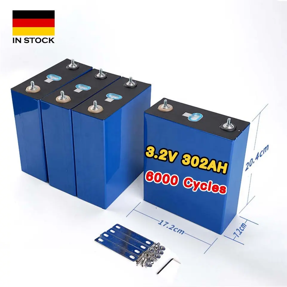 3.2V Grade A CATL 302Ah/320Ah LiFePO4 Prismatic Battery Cell