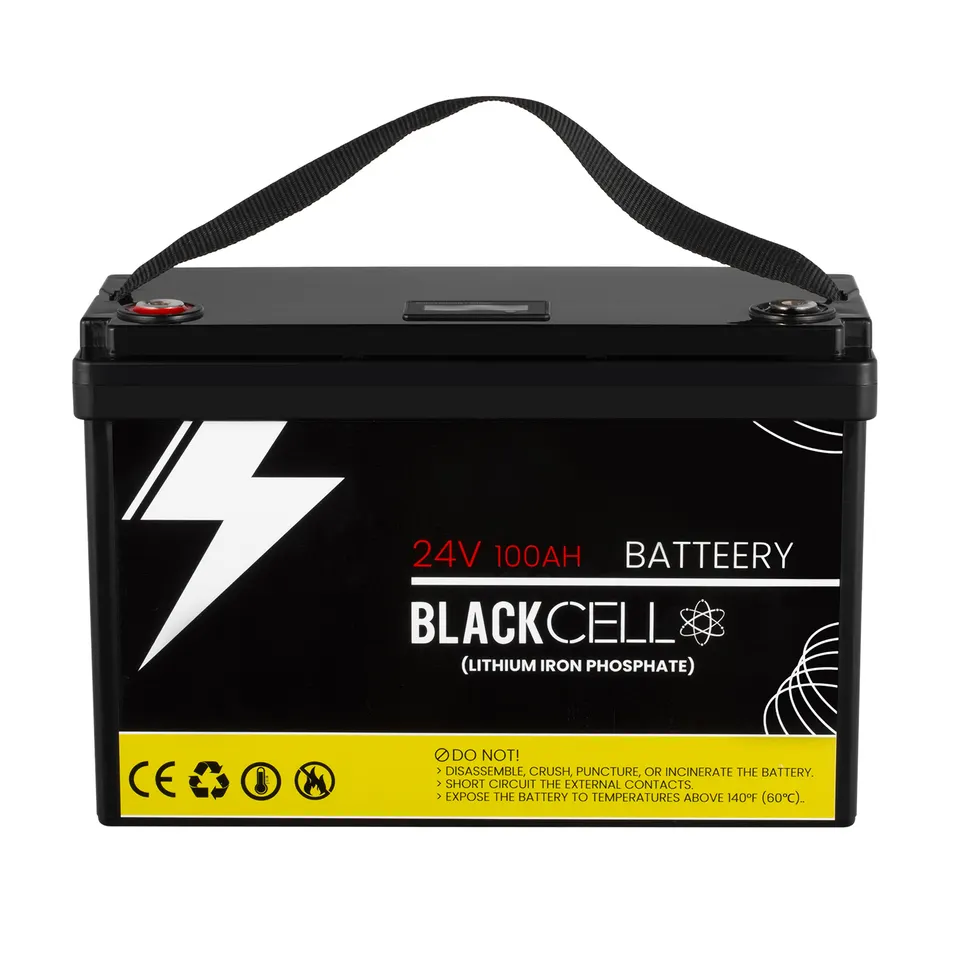 BLACKCELL 25.6V 100AH LiFePo4 Battery Pack