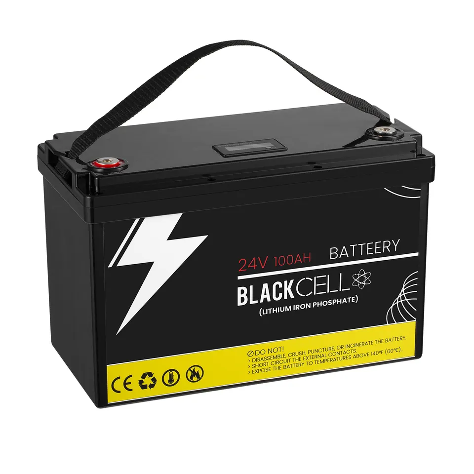 BLACKCELL 25.6V 100AH LiFePo4 Battery Pack